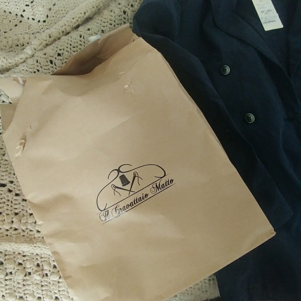 Authentic custom Italian suede jacket - Picture 3 of 4